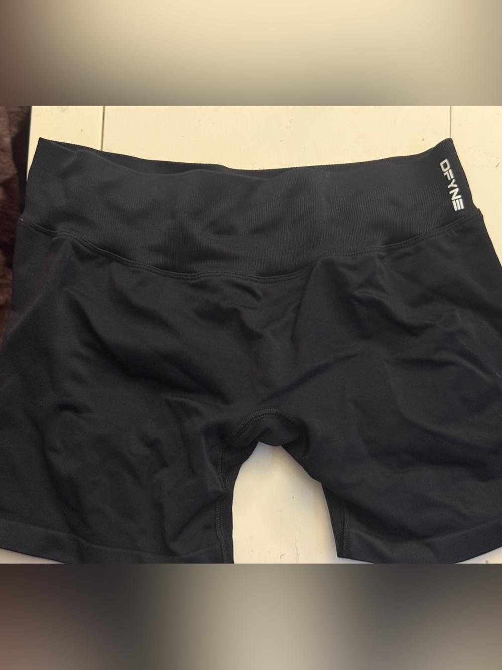 DHYNE Women's Black Athletic Shorts